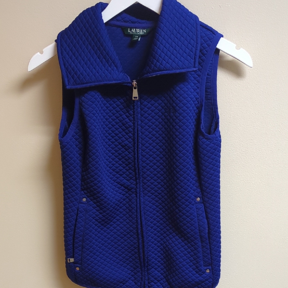 Lauren Blue Quilted Vest